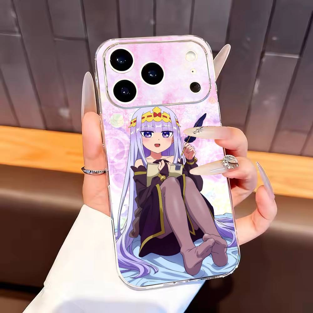 Sleepy Demon C-Castle Phone Case For iPhone17,16,15,14,13,12,11 Plus,Pro Max Soft Transparent Cover