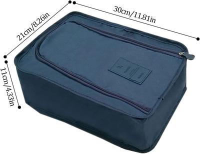 Sac de Rangement de Voyage Portable pour Baskets Sac Imperméable Respirant pour Rangement d'une Seule Chaussure Pliable Portable Petit Sac à Chaussures 6 Couleurs