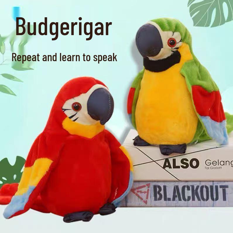 Interactive Talking Parrot Plush Toy - Electric Mimicry Doll with Flapping Wings, Perfect Gift for Kids