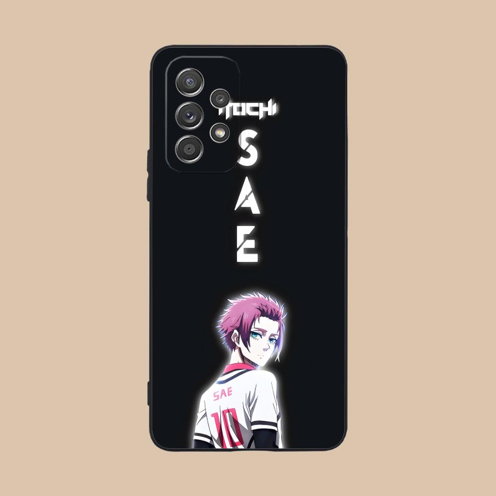 Blue Lock Itoshi sae Phone Case for Samsung Galaxy A56 55 54 53 52 51 36 35 34 23 16 15 5G Colorful Cover Pretty Luxury Cover
