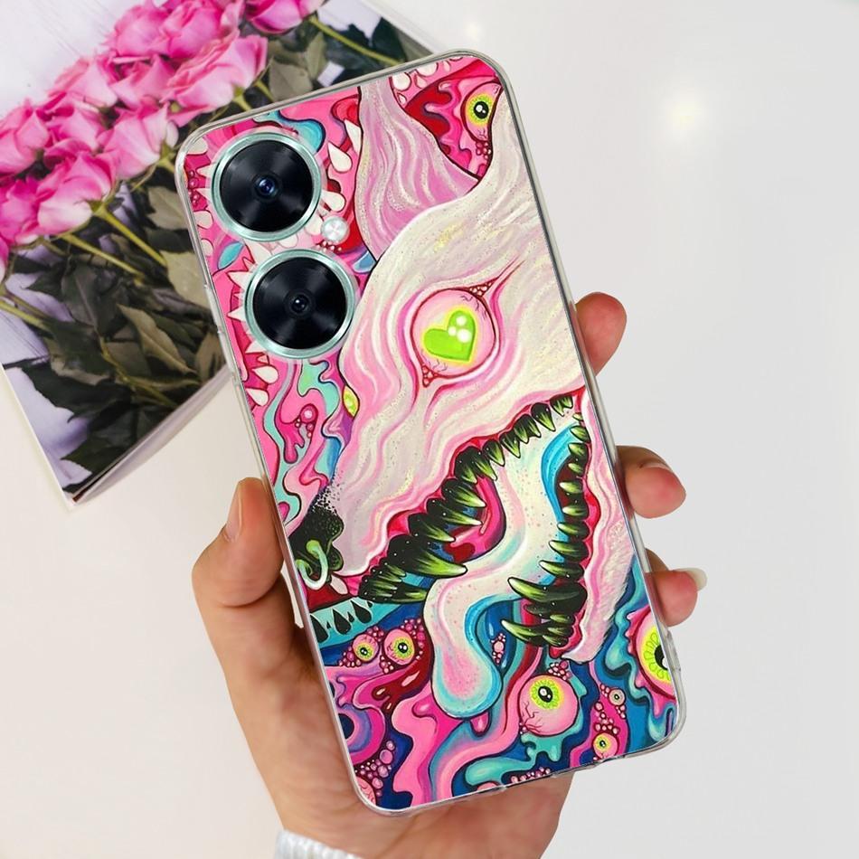 Fashion Elegant Pattern Phone Case For Huawei Nova 11i Soft Silicone TPU Back Cover For Huawei Nova11i 4G MAO-LX9