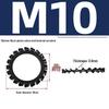 Carbon Steel Zinc-Plated Lock Washer with Inner and Outer Teeth