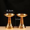 1pc Metal Candlestick Household Sacrifice and Blessing Buddhist Temple Supplies Make Offerings To Buddha Home Desktop Decoration