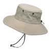 Cappello da pescatore Panama da uomo Cappello estivo in maglia traspirante Cappellino da sole Escursione di campeggio Cappelli con visiera anti-UV Cappello da cowboy a tesa corta Nuovo