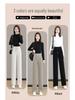 Woodpecker Women's High-Waist Fleece Lined Wide-Leg Pants Autumn/Winter 2025