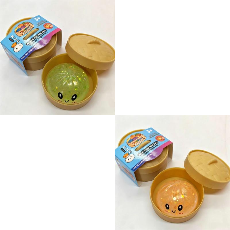 Heißer Glitzer Knödel Quetschspielzeug Squishy Malzose Serie mit Box Fidget Spielzeug Knödel Sensorisch zur Stressbewältigung Langsamer Rückprall Kreatives Geschenk