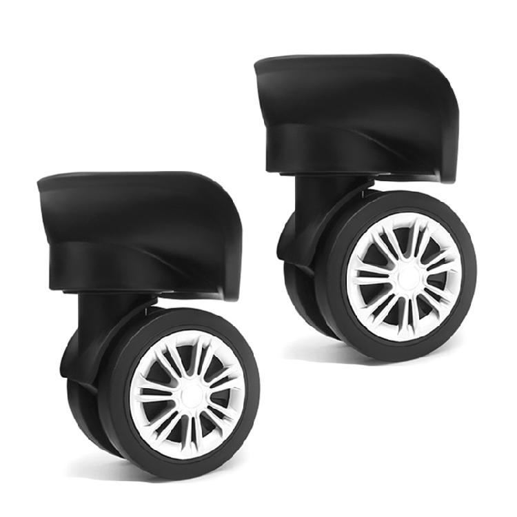 

1 Pair Trolley Caster Suitcase Replacement Parts Luggage Box Wheels 360° Spinner