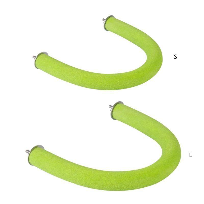 Bird Stand Perch Standing Bar U Shaped Scrub Station Cage Accessories top sale