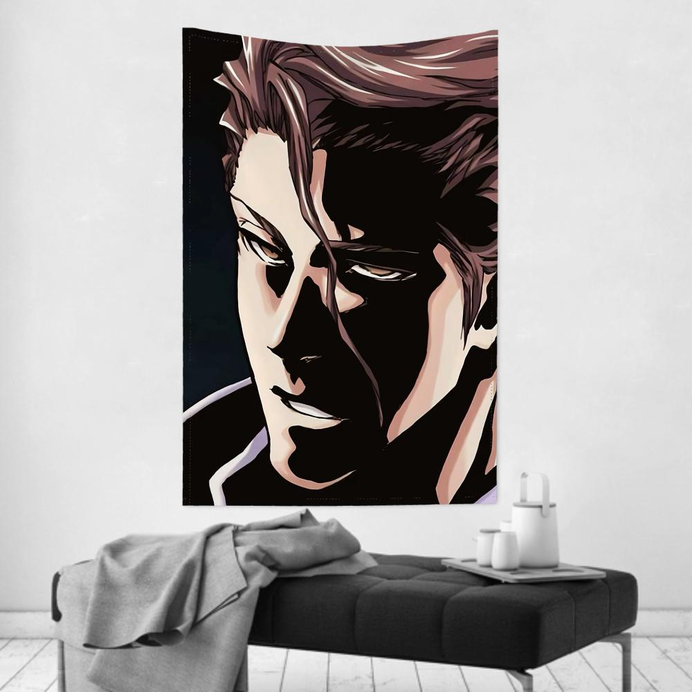 Sosuke Aizen Comics Bleach Tapestry Room Decor Wall Cloth Party Hanging Background Room Decor Baby Room