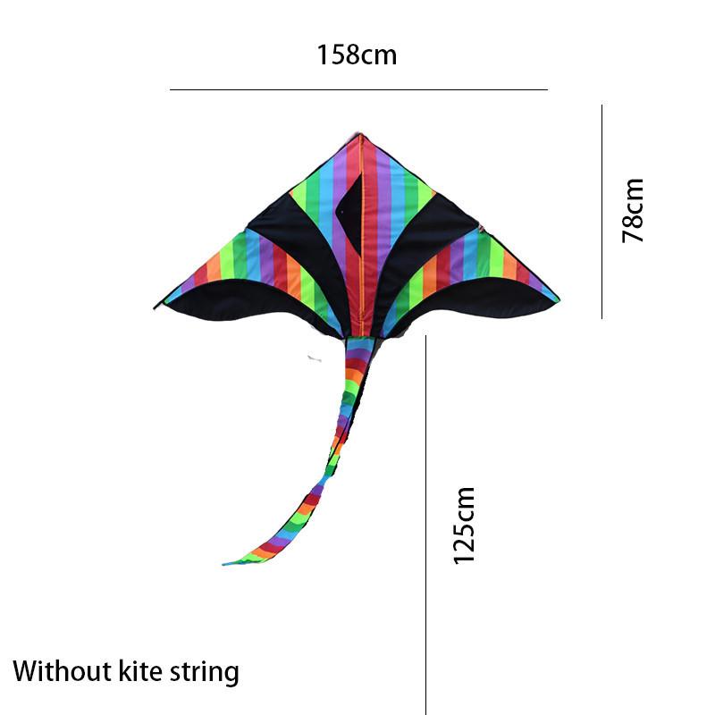 Modern Minimalist Style Colorful Triangular Kite For Children And Adults