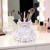 3D Printed Dress Shape Pen Holder, Cute Desk Organizer for Makeup Brushes Stationery, Creative Home Office Decor