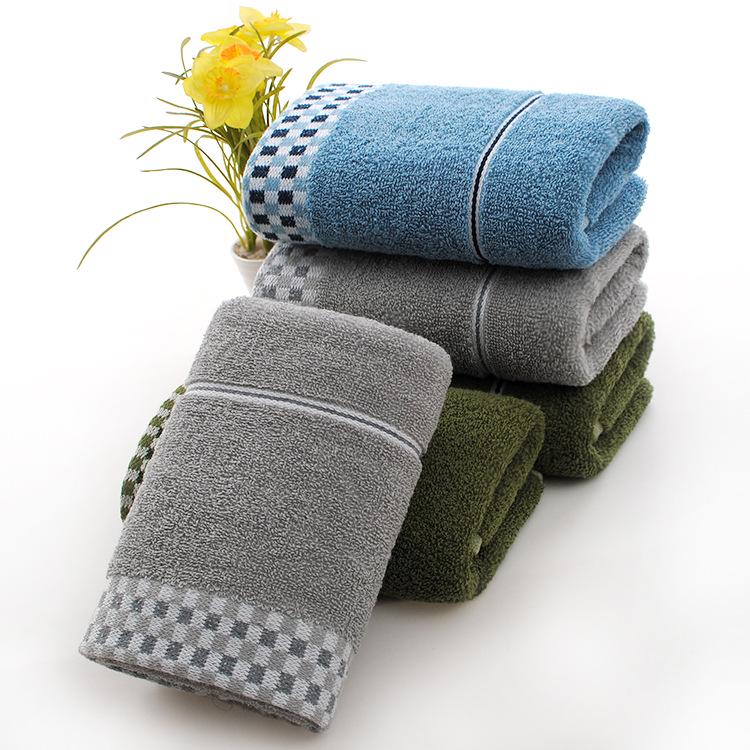 Cotton Gold Thread Face Towel - Wedding Gift & Daily Necessity, Soft & Absorbent