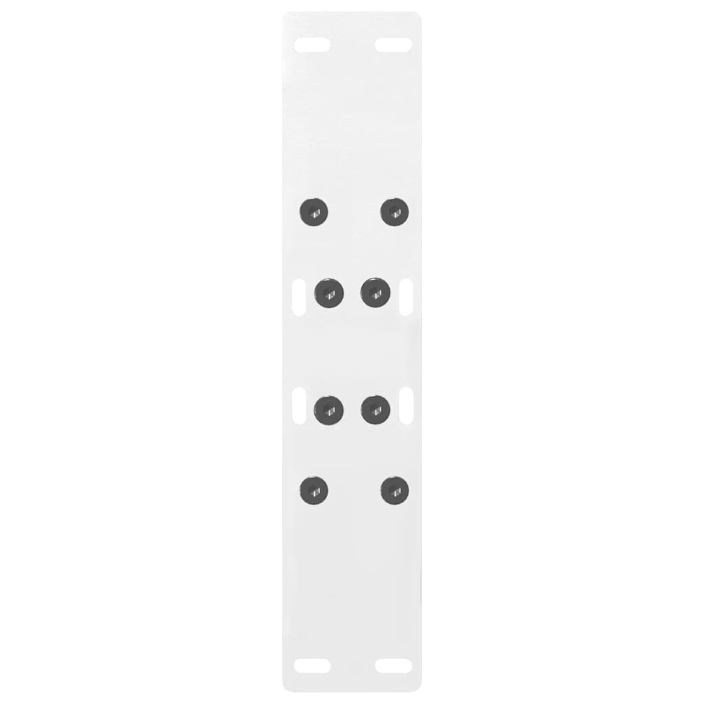 Vidaxl Coffee Table Legs, 2 Pcs, White, 38X(42-43) Cm, Steel