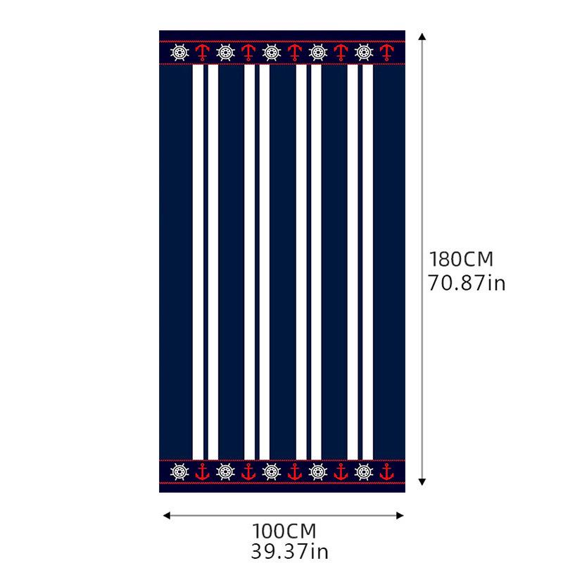 Ultra-Fine Fiber Beach Towel with Dispersed Printing for Seaside and Swimming