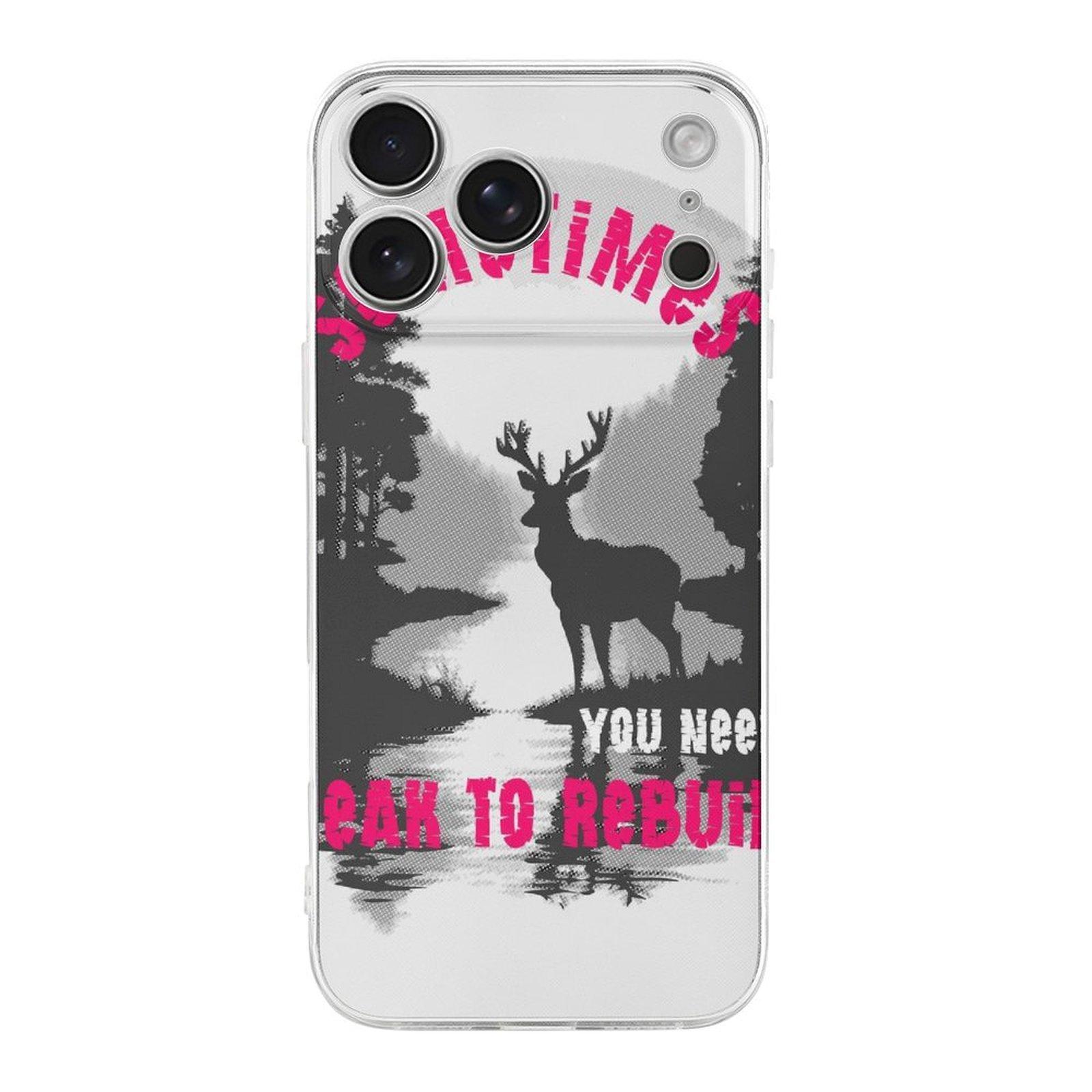 

1 Pack For iPhone 17 TPU Flexible Shockproof Clear Slim Case Soft Anti-Scratch Protective Cover Compatible 17 17 Air 17 Pro 17 Pro Max IPHONE-17ProMax белый