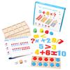 Montessori-Digitalkartenspiel mit Zehnergitter, Mathematikspielzeug aus Holz, Additions- und Subtraktionslehrmittel, Kindererziehung, logisches Denken