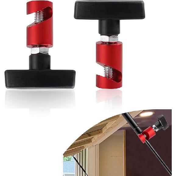 2 PCS Car Engine Hood Support Rod Replacements, Multi-Purpose Metal Vehicle Hood Strut Clamp-Lifting Tools, Universal Anti-Slip Durable Automotive