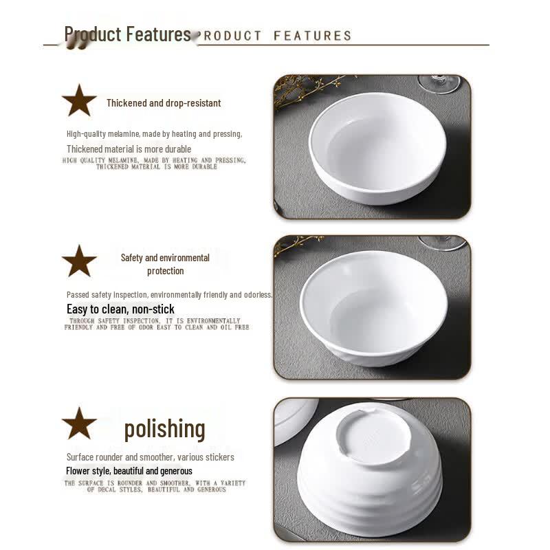 Bailian A5 Melamine Restaurant Dining Bowls