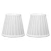 2PCS Clip On Design Small Lamp Shade Fabric Barrel Fabric Lampshade  Living Room