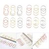 56Pcs Multipurpose Metal Binders Clip Heart Shape Paper Fasteners Clip with High Strength Steel for School Office Decors