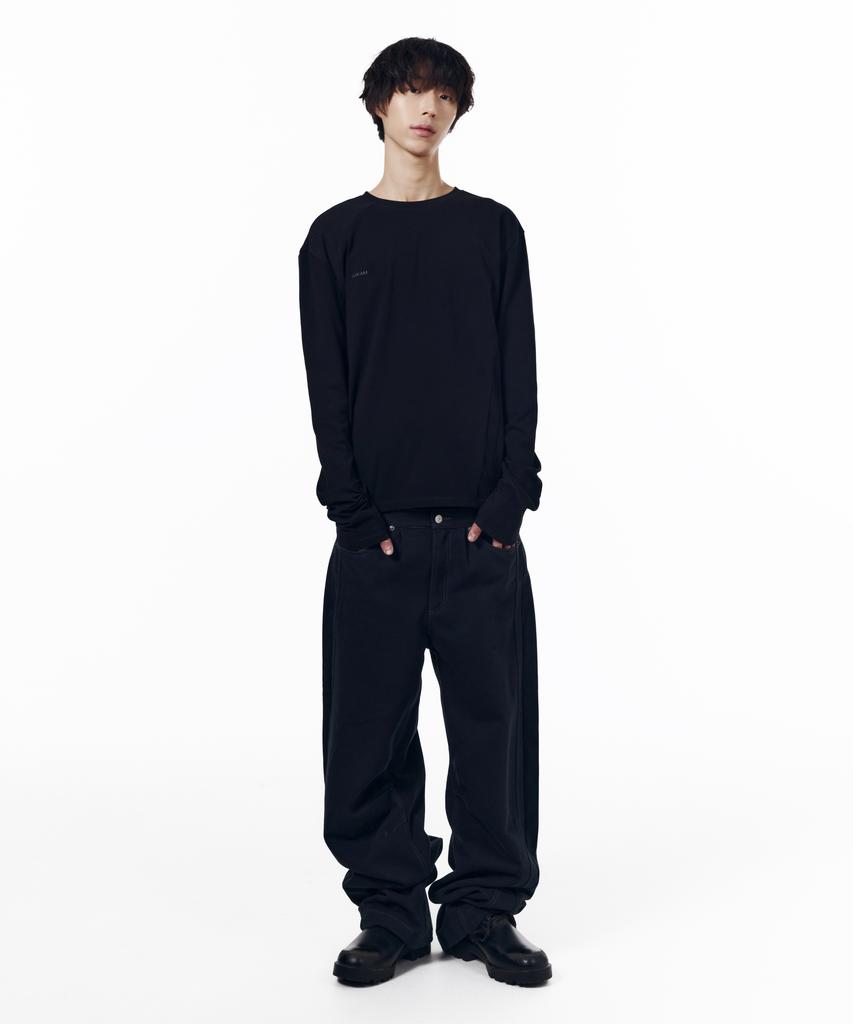 AAKAM Cut-Off Long Sleeve (Black)