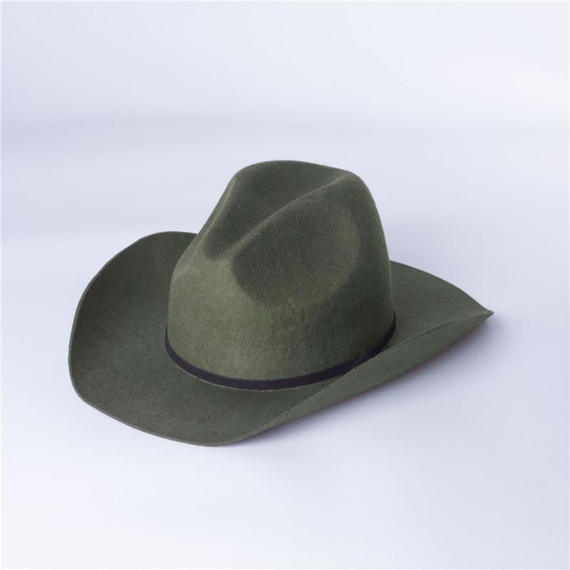 

Корейська оксамитова стрічка Ins Chic Winter Wool Felt Curly Brim Stetson Fedoras Cap Чоловіки Жінки Відпочинок Panamjazz Hat head size 57cm