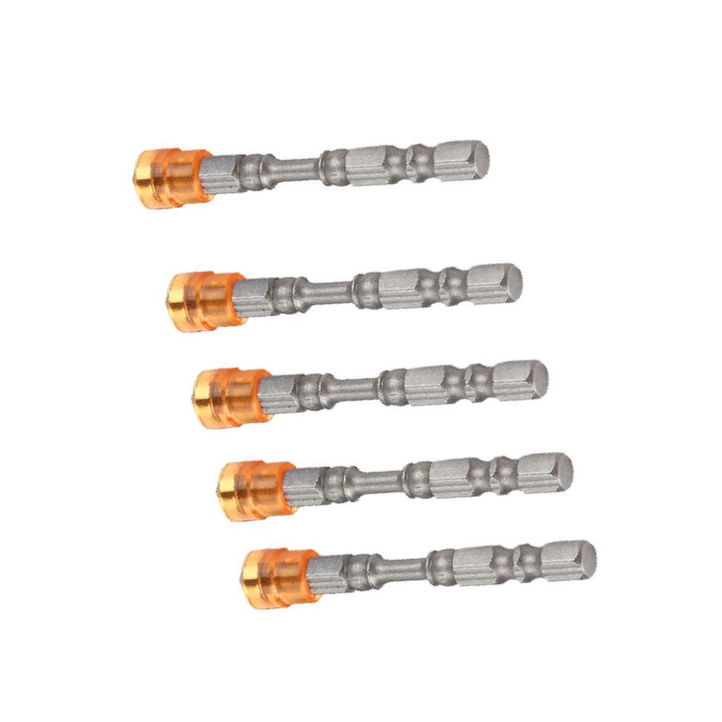 Magnetischer Kreuzschlitz PH2 Schraubendreher-Bitsatz für Trockenbauschrauben 1/4 Zoll Schaft (Gelb)