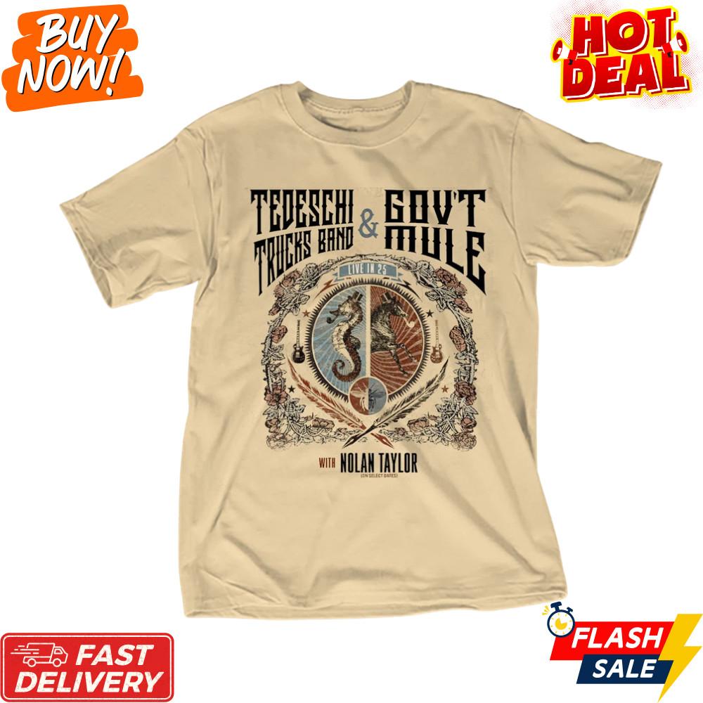 Tedeschi Trucks Band Inspired Tee 2025 Tour Gift Tribute Fan Sand T-Shirt S-5XL Unisex T-Shirt XXXL