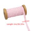 1mx1cm Comfortable Gift Embellishments Elastic Handicrafts Lotus Leaf Edge Smooth Touch Soft DIY Elastic Band Hair Accessories