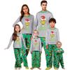 Parent-child Christmas Print Home Suit Long-sleeved Top And Pants