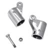 Boat Hardware Accessories Pole Railing Mast Canopy Stainless Steel Tube Pipe Folding Swivel Coupling Connector 22mm/25mm