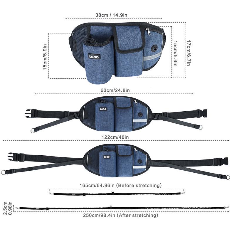 Multifunctional Sports Waist Bag for Running, Fitness, Dog Walking, and Outdoor Activities