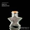 Five-Pointed Star DIY Wishing Bottle - Decorative Glass Message Jar
