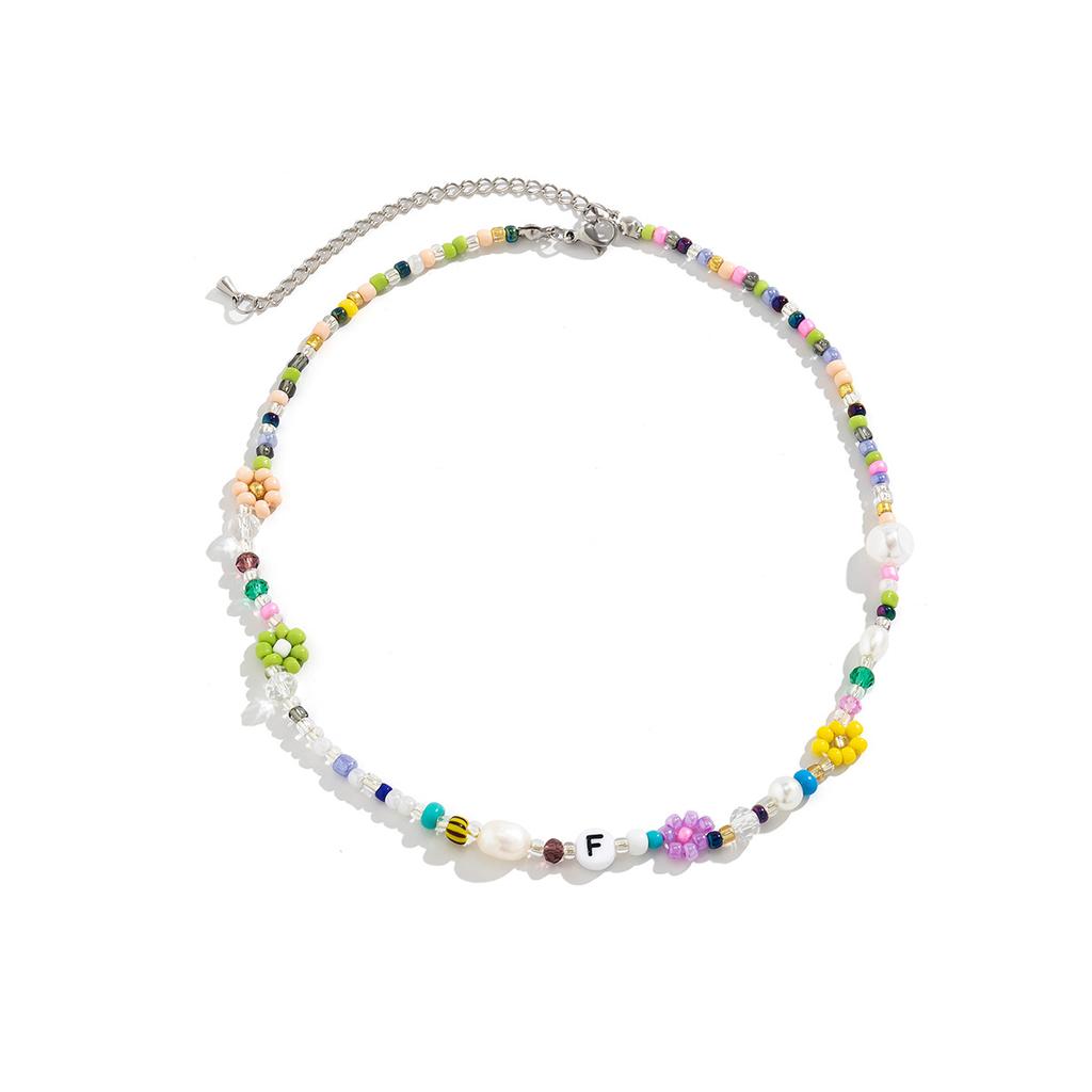 Бохо Простий Чокер з Намистин Імітація Перлів Жіночий Чоловічий Вінтажний З Нержавіючої Сталі Ручної Роботи Ланцюжок Естетичні Y2K Прикраси Подарунок