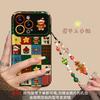 Christmas gingerbread man chain is suitable for Apple 11 large windows mobile phone case 11pro Christmas 11 silicone anti-drop 11.