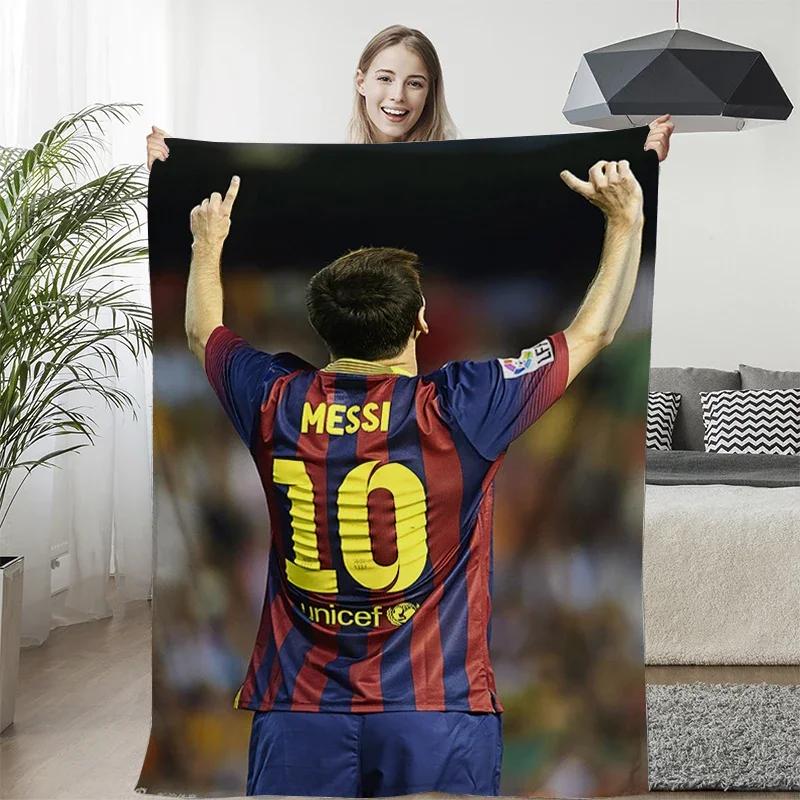Winterdecke Sofa Messi Digitaldruck King Size Warm Knie Bett Fleece Camping Benutzerdefiniert Flauschig Weich Decken Mikrofaser Bettwäsche