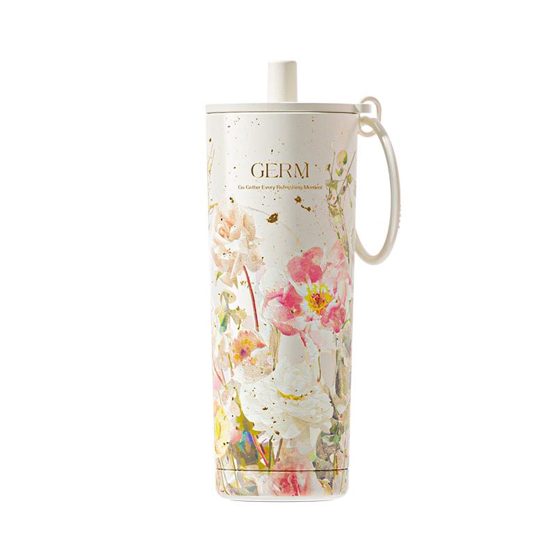 

Germ Saibenyuan 500ml Insulated Straw Coffee Mug