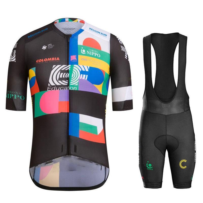 Mens Cycling Jersey Shorts Set Breathable Quick-Dry Bike Apparel Road Mountain Riding