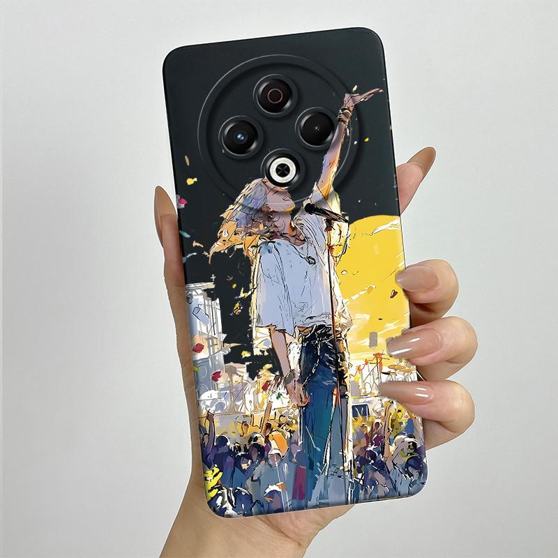 For Tecno Spark 30 4G KL6 Phone Case Cover Silicone Sweet Painted Shell Cartoon Funda Lovely Printed Protective Casing Coque