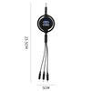 Car Sticker Hot Sell 3 In 1 Micro USB Type C Charger Cable Multi Usb Port Multiple Usb Charging Cord For Ford focus Fiesta EcoSp