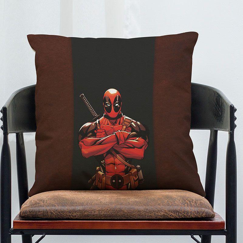 Luxurious Super Soft Avengers Alliance Cushion Cover Featuring Iconic Iron Man Design