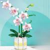 Butterfly Orchid Building Blocks Toy Everlasting Flower Home Decor Ornament Educational Building Blocks Plant Model
