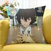 Bungo Stray Dogs O-Osamu D-Dazai   Various Sizes Square Pillow Case For Car Home Bedchamber Decor