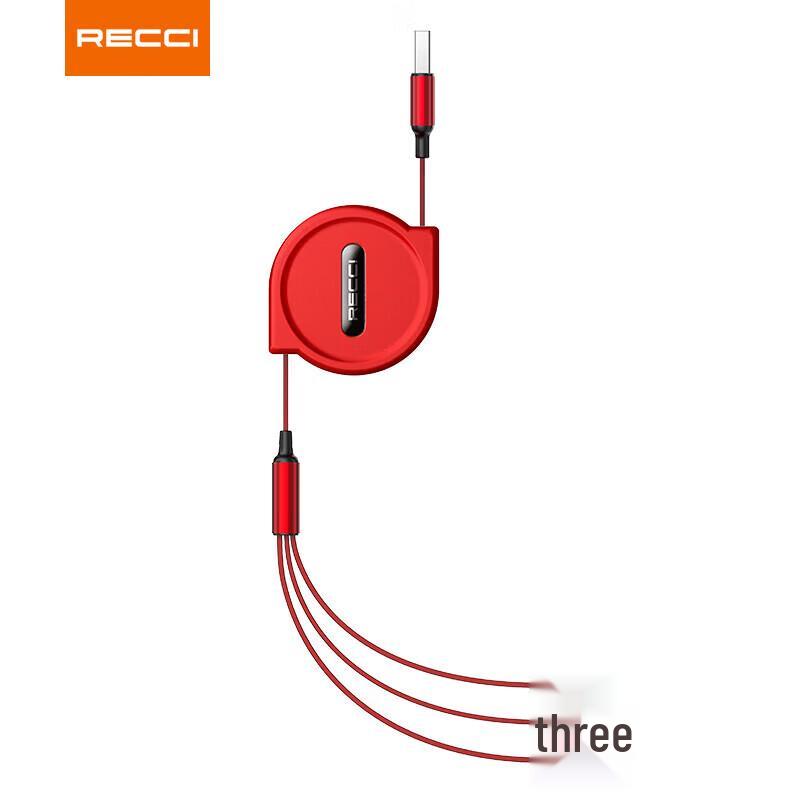 

Recci RTC-T08 Retractable 3-in-1 Fast Charging Cable