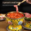 Commercial Single-Serving Enamel Alcohol Copper Hotpot