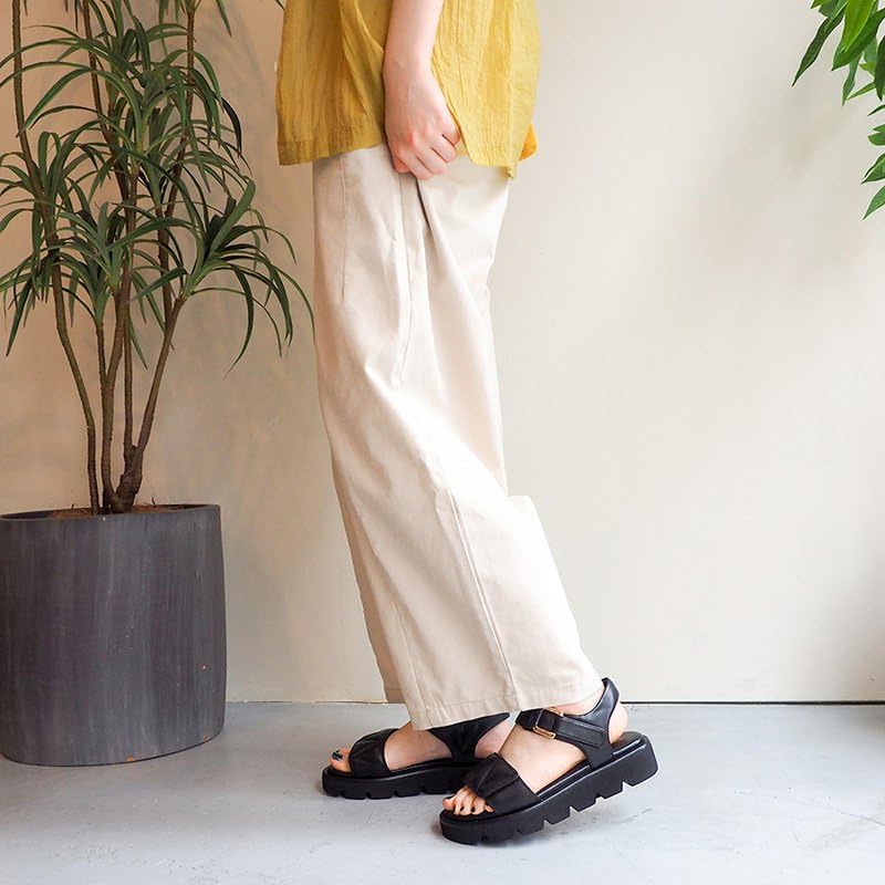 Lightweight Padded Sandals Ashinaga Japanese Shoe Size [Uncle Ashinaga] (AS_1310235)/Uncle Ashinaga/Uncle (Black, Dimensions, Adult, Number, 22.5 Cm)