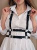 Body Harness da Donna in Pelle, Cinghie Regolabili, Stile Gotico Punk, Perfetto per Concerti e Rave