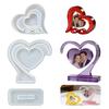 Valentine's Heart-Shaped Silicone Photo Frame Mold for DIY Projects