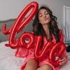 43 Inch Letter LOVE Foil Balloon Anniversary Wedding Valentines Birthday Party Decoration Letters Foil Balloons