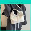 Ribbon Bow Pu Water Bucket Handbag With Inner Pocket And Casual Style For Office And Outings